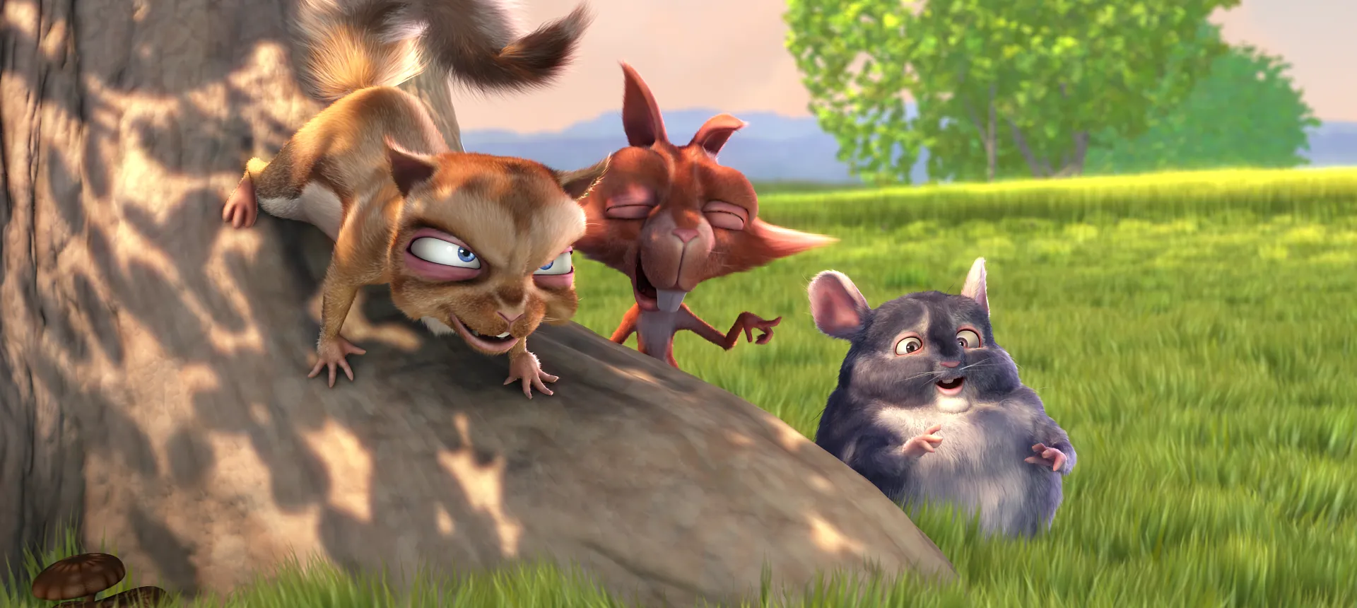 The Hamsters are attacking Bunny